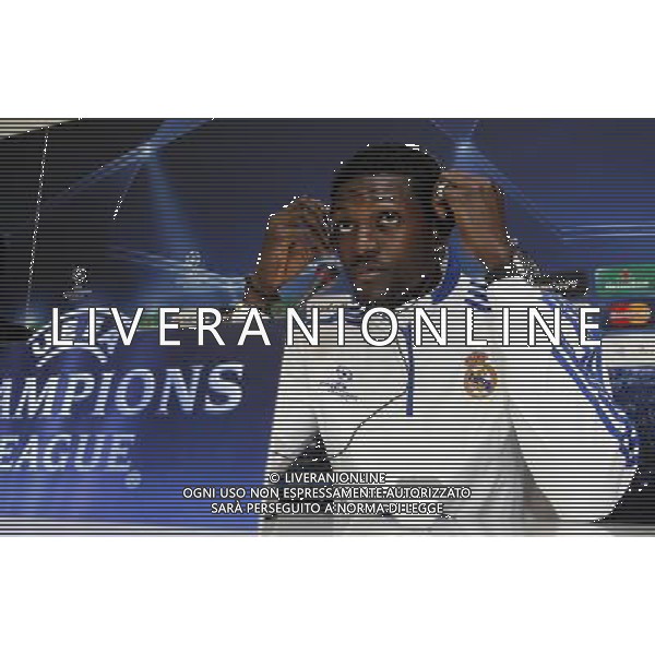 Madrid (15/03/2011).- Ciudad deportiva de Valdebebas. Rueda de prensa de Emmanuel Adebayor.. Photo: Alex Cid-Fuentes / ALFAQUI AG ALDO LIVERANI ONLY ITALY