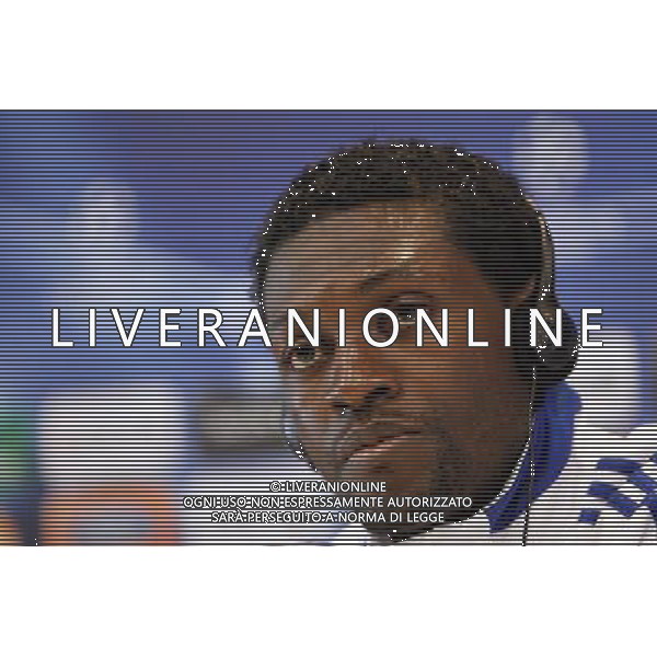 Madrid (15/03/2011).- Ciudad deportiva de Valdebebas. Rueda de prensa de Emmanuel Adebayor.. Photo: Alex Cid-Fuentes / ALFAQUI AG ALDO LIVERANI ONLY ITALY