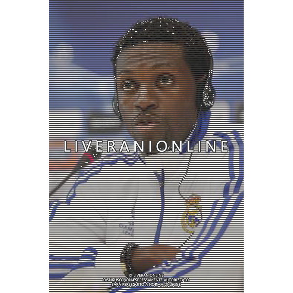 Madrid (15/03/2011).- Ciudad deportiva de Valdebebas. Rueda de prensa de Emmanuel Adebayor.. Photo: Alex Cid-Fuentes / ALFAQUI AG ALDO LIVERANI ONLY ITALY