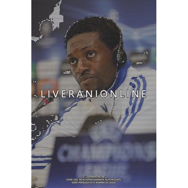 Madrid (15/03/2011).- Ciudad deportiva de Valdebebas. Rueda de prensa de Emmanuel Adebayor.. Photo: Alex Cid-Fuentes / ALFAQUI AG ALDO LIVERANI ONLY ITALY
