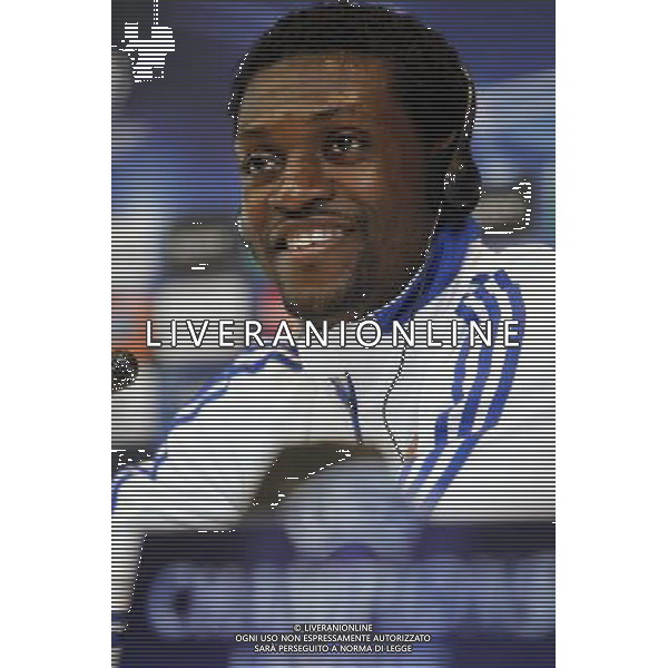 Madrid (15/03/2011).- Ciudad deportiva de Valdebebas. Rueda de prensa de Emmanuel Adebayor.. Photo: Alex Cid-Fuentes / ALFAQUI AG ALDO LIVERANI ONLY ITALY