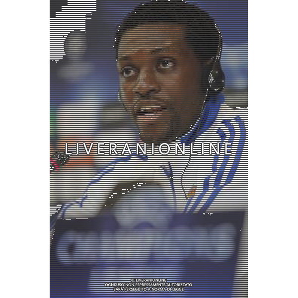 Madrid (15/03/2011).- Ciudad deportiva de Valdebebas. Rueda de prensa de Emmanuel Adebayor.. Photo: Alex Cid-Fuentes / ALFAQUI AG ALDO LIVERANI ONLY ITALY