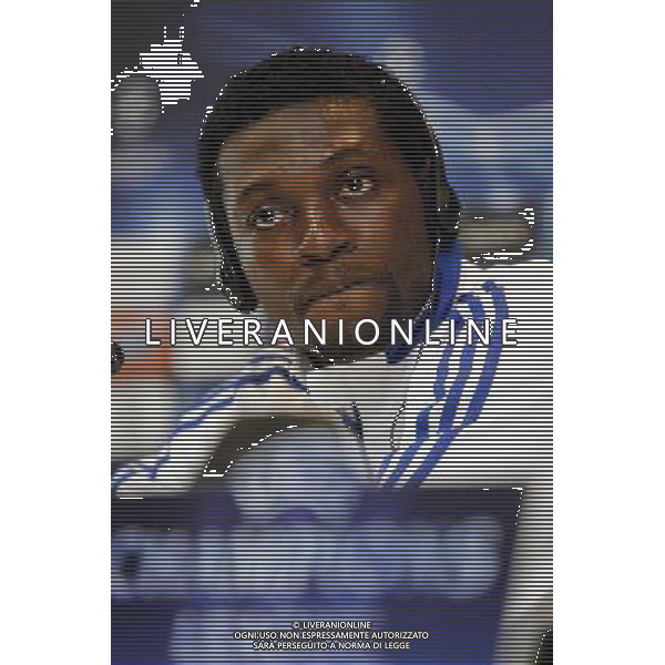 Madrid (15/03/2011).- Ciudad deportiva de Valdebebas. Rueda de prensa de Emmanuel Adebayor.. Photo: Alex Cid-Fuentes / ALFAQUI AG ALDO LIVERANI ONLY ITALY