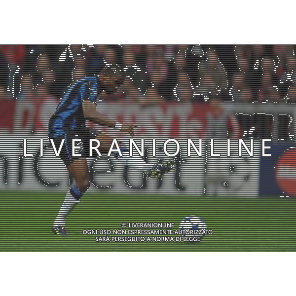 UEFA Champions League 2010/2011 Round of 16 Monaco - 15.03.2011 Bayern Monaco-Inter Nella Foto:eto\'o gol /Ph.Vitez-Ag. Aldo Liverani