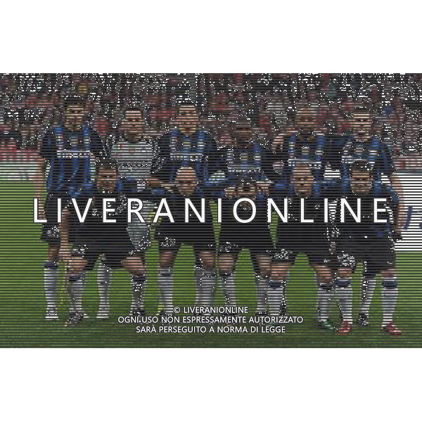 UEFA Champions League 2010/2011 Round of 16 Monaco - 15.03.2011 Bayern Monaco-Inter Nella Foto:inter squadra formazione /Ph.Vitez-Ag. Aldo Liverani