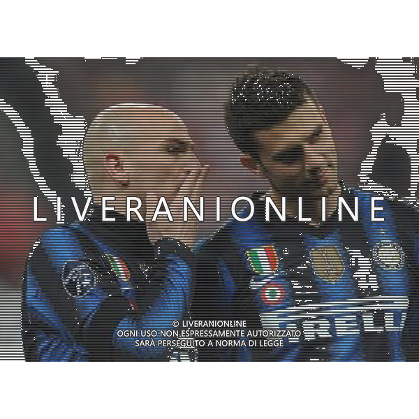 UEFA Champions League 2010/2011 Round of 16 Monaco - 15.03.2011 Bayern Monaco-Inter Nella Foto:cambiasso thiago motta /Ph.Vitez-Ag. Aldo Liverani