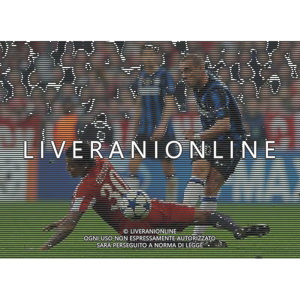 UEFA Champions League 2010/2011 Round of 16 Monaco - 15.03.2011 Bayern Monaco-Inter Nella Foto:sneijder /Ph.Vitez-Ag. Aldo Liverani