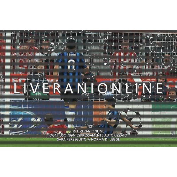 UEFA Champions League 2010/2011 Round of 16 Monaco - 15.03.2011 Bayern Monaco-Inter Nella Foto:palo di muller /Ph.Vitez-Ag. Aldo Liverani