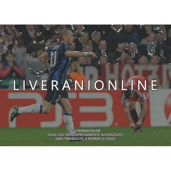 UEFA Champions League 2010/2011 Round of 16 Monaco - 15.03.2011 Bayern Monaco-Inter Nella Foto:sneijder esulta /Ph.Vitez-Ag. Aldo Liverani