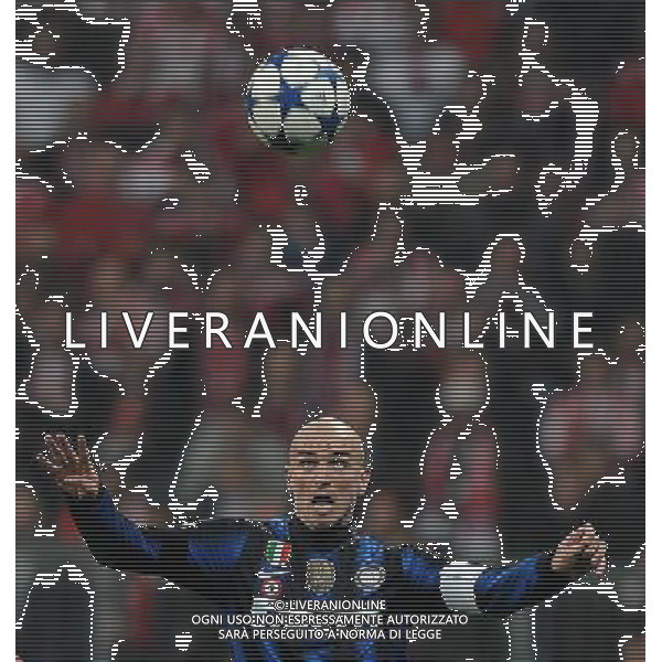 UEFA Champions League 2010/2011 Round of 16 Monaco - 15.03.2011 Bayern Monaco-Inter Nella Foto:Esteban Cambiasso /Ph.Vitez-Ag. Aldo Liverani