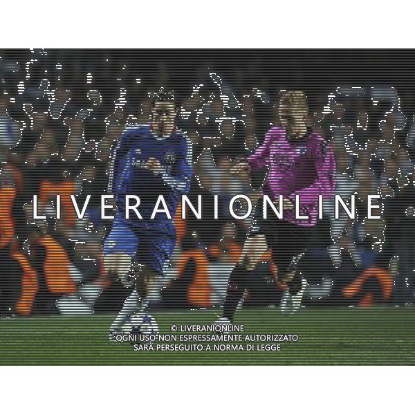 Fernando Torres control the ball against of FC Copenhagen during the UEFA Champions League round of 16 second leg match in London, Great Britain on 16 March 2011. (FACUNDO ARRIZABALAGA) AG ALDO LIVERANI S A S ONLY ITALY