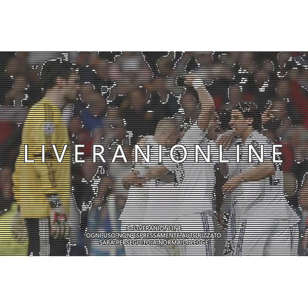 Real Madrid\'s Angel Di Maria goal during Champions League match in Madrid on March 16th 2011. AG ALDO LIVERANI S A S ONLY ITALY