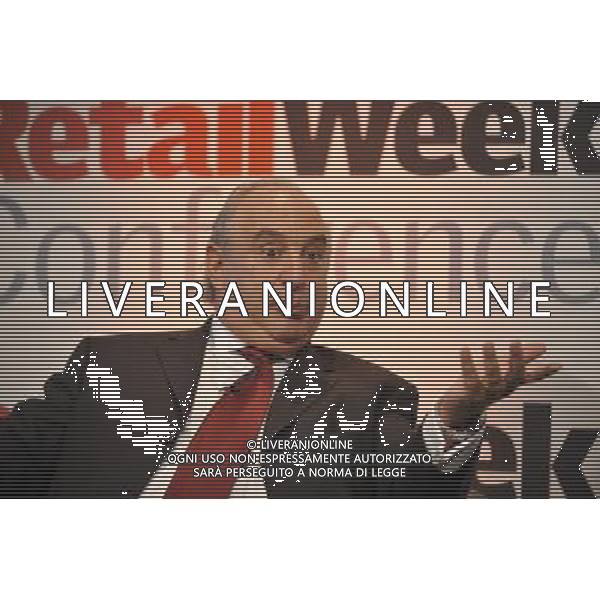 Sir Philip Green, Owner, Arcadia Group speaking at the RetailWeek Conference 2011 in London today AG. ALDO LIVERANI SAS ITALY ONLY *** Local Caption *** .