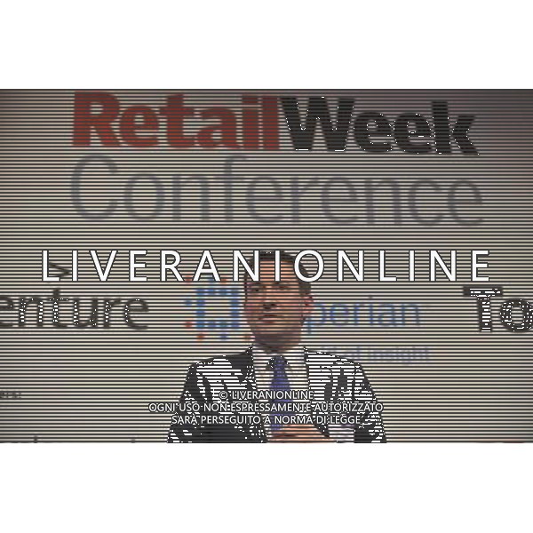 speaking at the RetailWeek Conference 2011 in London today AG. ALDO LIVERANI SAS ITALY ONLY *** Local Caption *** .