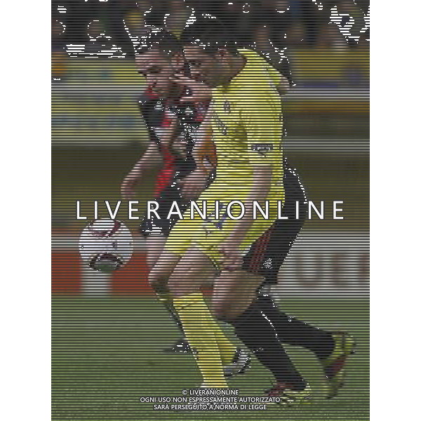 Villareal\'s Bruno Soriano (f) and Bayer 04 Leverkusen\'s Renato Augusto during UEFA Europa League match.March 17,2011. (ALTERPHOTOS/Acero) AG. ALDO LIVERANI SAS ITALY ONLY *** Local Caption *** .