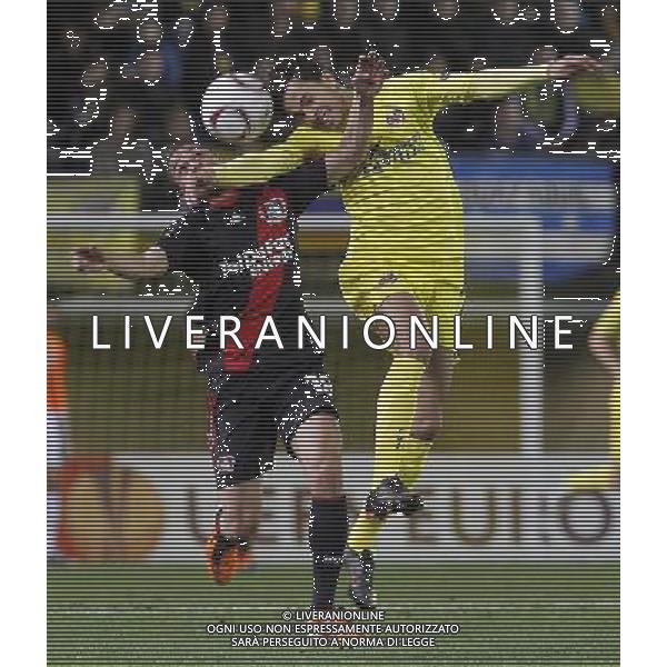 Villareal\'s Nilmar Honorato da Silva (r) and Bayer 04 Leverkusen\'s Sidney Sam during UEFA Europa League match.March 17,2011. (ALTERPHOTOS/Acero) AG. ALDO LIVERANI SAS ITALY ONLY *** Local Caption *** .
