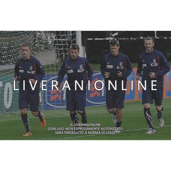 Raduno Nazionale Italiana a Coverciano Firenze - 21.03.2011 Allenamento Nella Foto:domenico criscito antonio nocerino maggio balzaretti federico /Ph.Vitez-Ag. Aldo Liverani