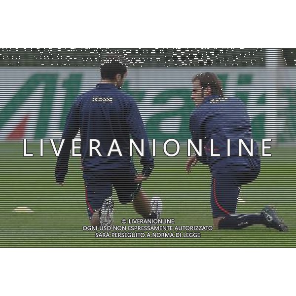 Raduno Nazionale Italiana a Coverciano Firenze - 21.03.2011 Allenamento Nella Foto:gilardino-rossi /Ph.Vitez-Ag. Aldo Liverani
