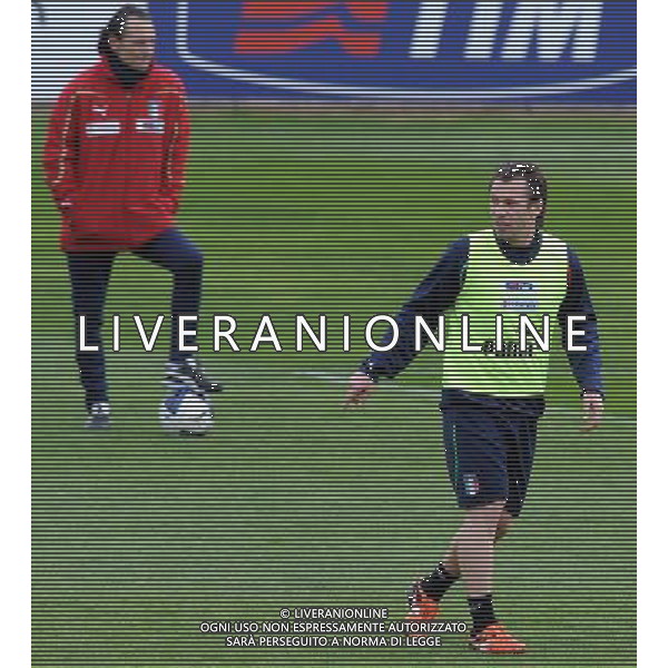 Raduno Nazionale Italiana a Coverciano Firenze - 21.03.2011 Allenamento Nella Foto:cassano prandelli /Ph.Vitez-Ag. Aldo Liverani