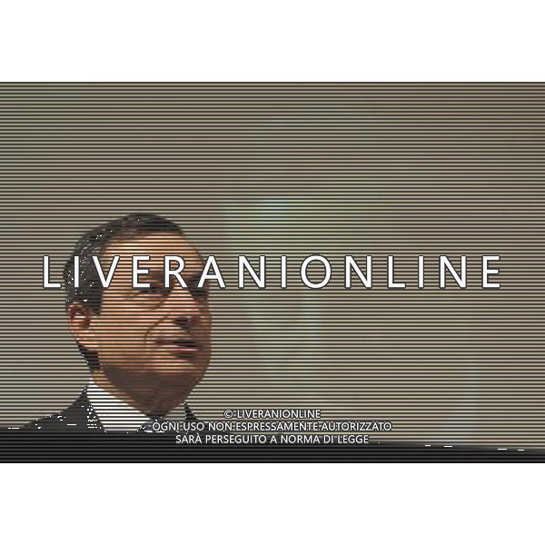 MILANO 21/3/2011 AULA MAGNA UNIVERSITA\' CATTOLICA INCONTRO CON MARIO DRAGHI GOVERNATORE DELLA BANCA D\' ITALIA NELLA FOTO MARIO DRAGHI FOTO ROMANO/AG ALDO LIVERANI