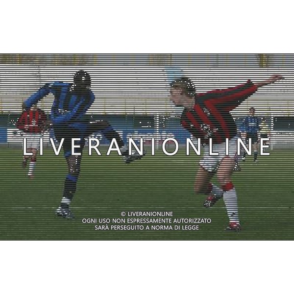 INTER-MILAN PRIMAVERA 28/03/2004 NELLA FOTO ADESHOKAN AGENZIA ALDO LIVERANI