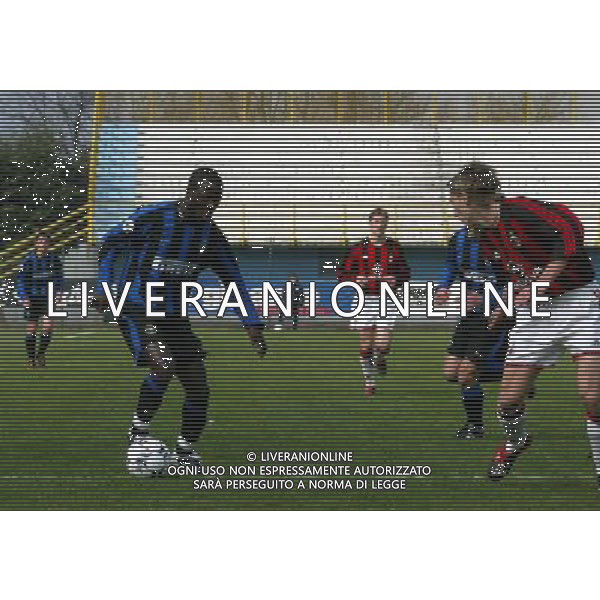 INTER-MILAN PRIMAVERA 28/03/2004 NELLA FOTO ADESHOKAN AGENZIA ALDO LIVERANI