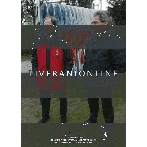 INTER-MILAN PRIMAVERA 28/03/2004 NELLA FOTO FRANCO BARESI CON GIUSEPPE BARESI AGENZIA ALDO LIVERANI