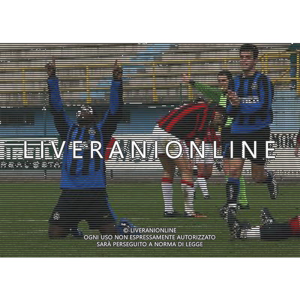 INTER-MILAN PRIMAVERA 28/03/2004 NELLA FOTO ELIAKWU ESULTA AGENZIA ALDO LIVERANI