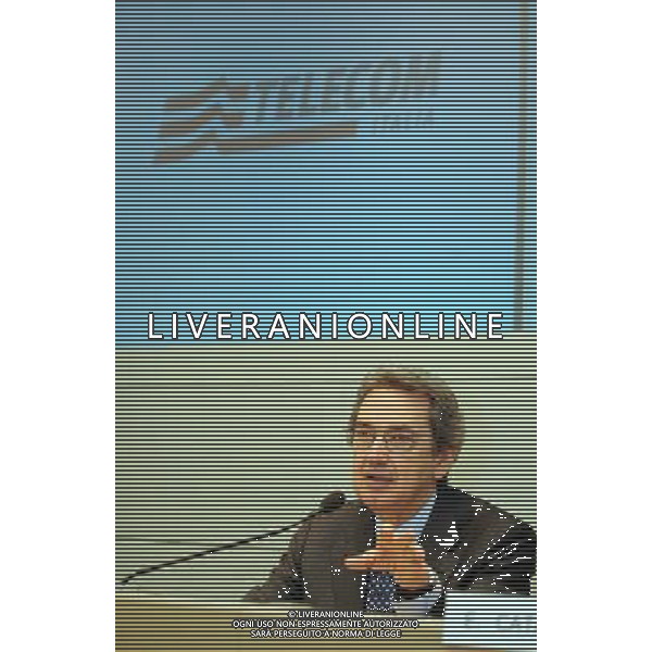 MILANO 22/3/2011 TELECOM ITALIA P.zza AFFARI, 2 TELECOM ITALIA ED ATM PRESENTANO \'PASS MOBIL\', L\' ABBONAMENTO ATM SUL TELEFONINO NELLA FOTO FRANCO BERNABE\' FOTO ROMANO/AG ALDO LIVERANI