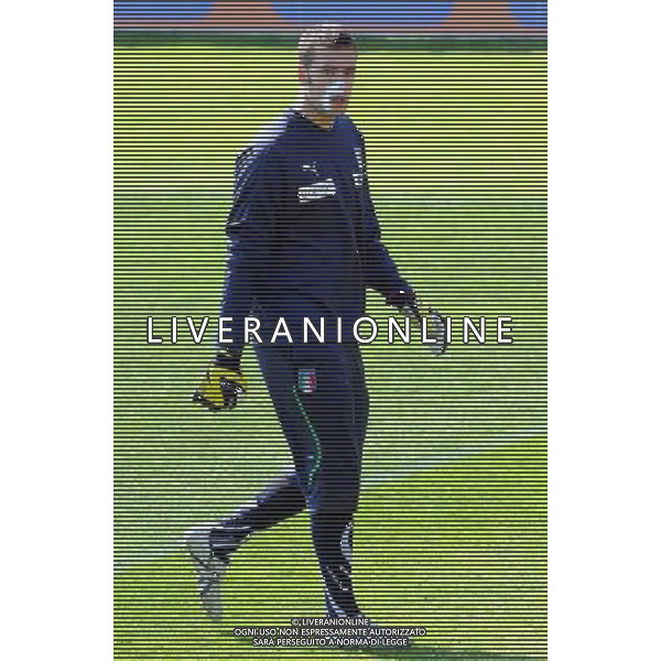 Raduno Nazionale Italiana a Coverciano Firenze - 22.03.2011 Allenamento Nella Foto:Emiliano Viviano /Ph.Vitez-Ag. Aldo Liverani