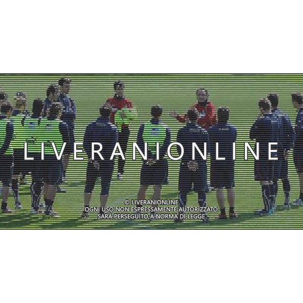 Raduno Nazionale Italiana a Coverciano Firenze - 22.03.2011 Allenamento Nella Foto:Cesare Prandelli parla al gruppo /Ph.Vitez-Ag. Aldo Liverani