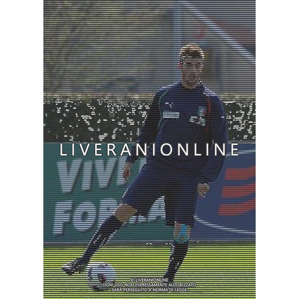 Raduno Nazionale Italiana a Coverciano Firenze - 22.03.2011 Allenamento Nella Foto:Davide Santon /Ph.Vitez-Ag. Aldo Liverani