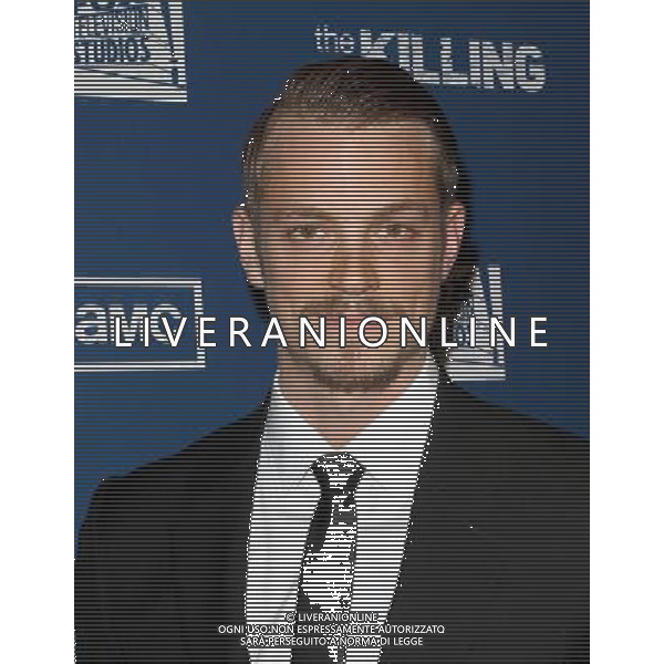 21 March 2011 - Los Angeles, California - Joel Kinnaman. Premiere Of AMC\'s Series \'The Killing\'e Held At The Harmony Gold Theatre. Photo Credit: Kevan Brooks/AdMedia AG. ALDO LIVERANI SAS ITALY ONLY *** Local Caption *** .