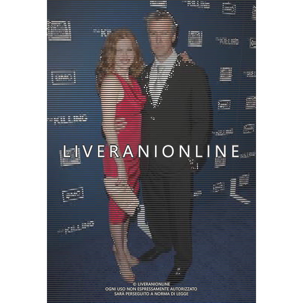 21 March 2011 - Los Angeles, California - Mireille Enos; Alan Ruck. Premiere Of AMC\'s Series \'The Killing\'e Held At The Harmony Gold Theatre. Photo Credit: Kevan Brooks/AdMedia AG. ALDO LIVERANI SAS ITALY ONLY *** Local Caption *** .