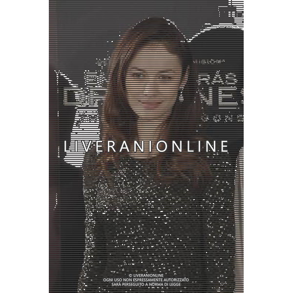 20311.MC. \'There be Dragons\' Photocall MADRID Olga Kurylenko AG. ALDO LIVERANI SAS ITALY ONLY *** Local Caption *** .