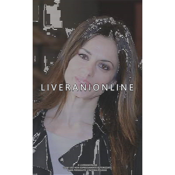 MILANO 23/3/2011 TEATRO SMERALDO PRESENTAZIONE DEL NUOVO SPETTACOLO \'CASSANDRA\' ROSSELLA BRESCIA E STEFANO DE MARTINO DIRETTI DA LUCIANO CANNITO NELLA FOTO ROSSELLA BRESCIA PH.FIOCHI/ALDO LIVERANI SAS