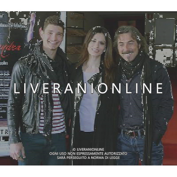 MILANO 23/3/2011 TEATRO SMERALDO PRESENTAZIONE DEL NUOVO SPETTACOLO \'CASSANDRA\' ROSSELLA BRESCIA E STEFANO DE MARTINO DIRETTI DA LUCIANO CANNITO NELLA FOTO ROSSELLA BRESCIA E STEFANO DE MARTINO LUCIANO CANNITO PH.FIOCHI/ALDO LIVERANI SAS