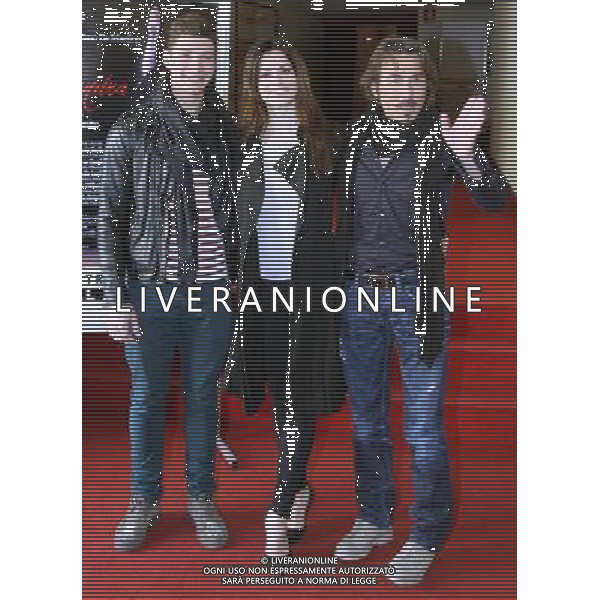 MILANO 23/3/2011 TEATRO SMERALDO PRESENTAZIONE DEL NUOVO SPETTACOLO \'CASSANDRA\' ROSSELLA BRESCIA E STEFANO DE MARTINO DIRETTI DA LUCIANO CANNITO NELLA FOTO ROSSELLA BRESCIA E STEFANO DE MARTINO LUCIANO CANNITO PH.FIOCHI/ALDO LIVERANI SAS