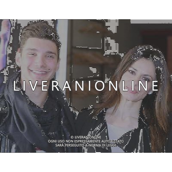 MILANO 23/3/2011 TEATRO SMERALDO PRESENTAZIONE DEL NUOVO SPETTACOLO \'CASSANDRA\' ROSSELLA BRESCIA E STEFANO DE MARTINO DIRETTI DA LUCIANO CANNITO NELLA FOTO ROSSELLA BRESCIA E STEFANO DE MARTINO PH.FIOCHI/ALDO LIVERANI SAS