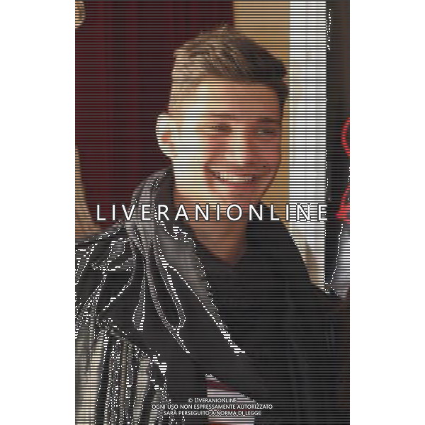 MILANO 23/3/2011 TEATRO SMERALDO PRESENTAZIONE DEL NUOVO SPETTACOLO \'CASSANDRA\' ROSSELLA BRESCIA E STEFANO DE MARTINO DIRETTI DA LUCIANO CANNITO NELLA FOTO STEFANO DE MARTINO PH.FIOCHI/ALDO LIVERANI SAS