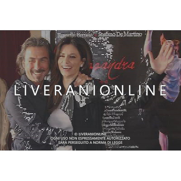 MILANO 23/3/2011 TEATRO SMERALDO PRESENTAZIONE DEL NUOVO SPETTACOLO \'CASSANDRA\' ROSSELLA BRESCIA E STEFANO DE MARTINO DIRETTI DA LUCIANO CANNITO NELLA FOTO ROSSELLA BRESCIA E LUCIANO CANNITO PH.FIOCHI/ALDO LIVERANI SAS