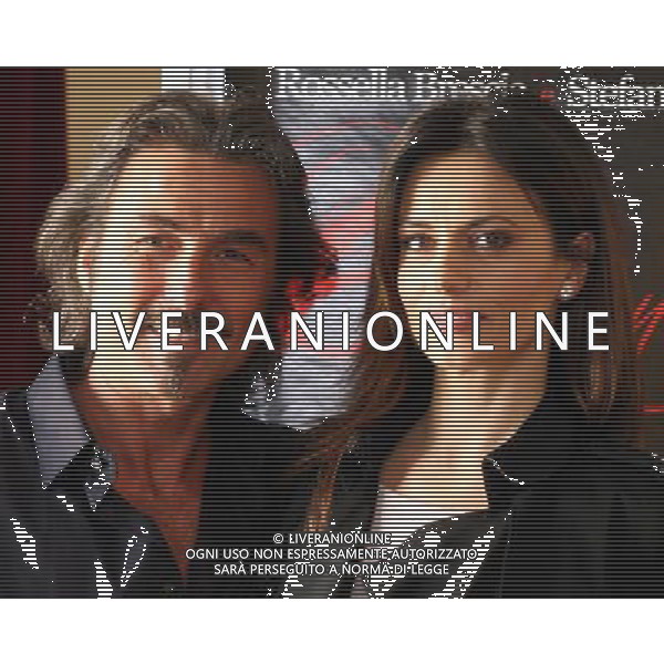 MILANO 23/3/2011 TEATRO SMERALDO PRESENTAZIONE DEL NUOVO SPETTACOLO \'CASSANDRA\' ROSSELLA BRESCIA E STEFANO DE MARTINO DIRETTI DA LUCIANO CANNITO NELLA FOTO ROSSELLA BRESCIA E LUCIANO CANNITO PH.FIOCHI/ALDO LIVERANI SAS