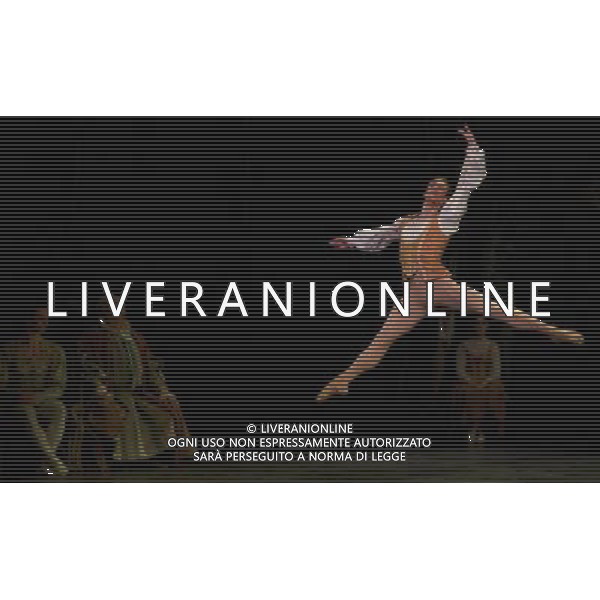 LONDON, UNITED KINGDOM MARCH 22 : Pic Shows Dress Rehearsal for Swan Lake at the Coliseum theater on March, 22nd, 2011 in London, England ©photoshot/Agenzia Aldo Liverani Sas - ITALY ONLY - Ballerini di danza classica durante la rappresentazione dello spettacolo teatrale \'Il Lago dei Cigni\' al Teatro Colosseo di Londra, Inghilterra 22 marzo 2011.