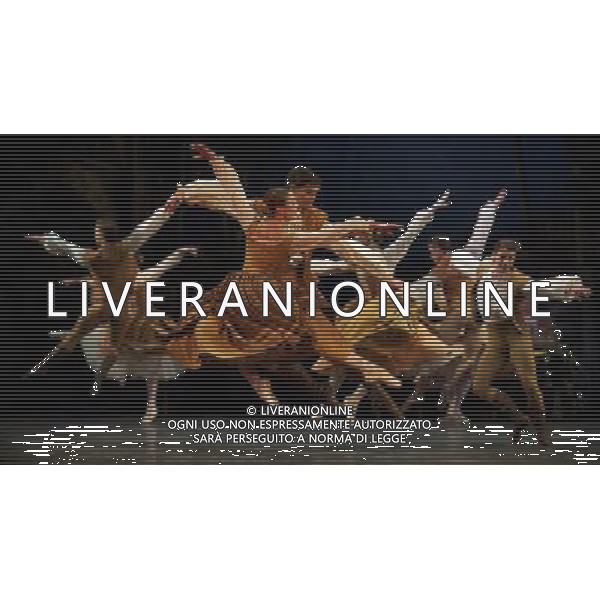 LONDON, UNITED KINGDOM MARCH 22 : Pic Shows Dress Rehearsal for Swan Lake at the Coliseum theater on March, 22nd, 2011 in London, England ©photoshot/Agenzia Aldo Liverani Sas - ITALY ONLY - Ballerini di danza classica durante la rappresentazione dello spettacolo teatrale \'Il Lago dei Cigni\' al Teatro Colosseo di Londra, Inghilterra 22 marzo 2011.