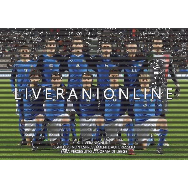 Amichevole Internazionale Reggio Emilia - 24.03.2011 Italia U21-Svezia U21 Nella Foto:italia squadra formazione /Ph.Vitez-Ag. Aldo Liverani