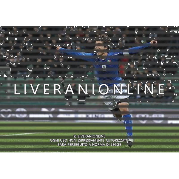 Amichevole Internazionale Reggio Emilia - 24.03.2011 Italia U21-Svezia U21 Nella Foto:l\' esultanza di alberto paloschi dopo gol /Ph.Vitez-Ag. Aldo Liverani