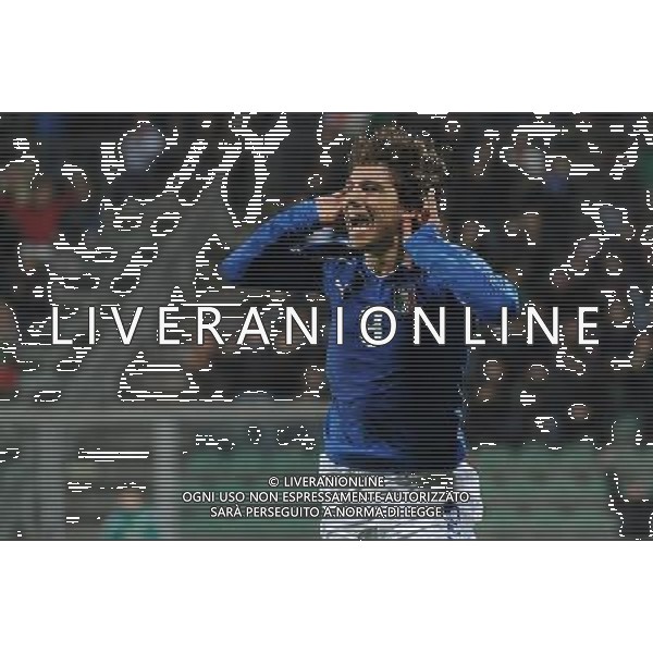 Amichevole Internazionale Reggio Emilia - 24.03.2011 Italia U21-Svezia U21 Nella Foto:l\' esultanza di alberto paloschi dopo gol /Ph.Vitez-Ag. Aldo Liverani