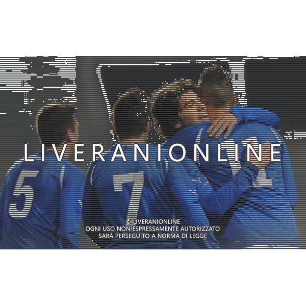 Amichevole Internazionale Reggio Emilia - 24.03.2011 Italia U21-Svezia U21 Nella Foto:l\' esultanza di alberto paloschi dopo gol /Ph.Vitez-Ag. Aldo Liverani
