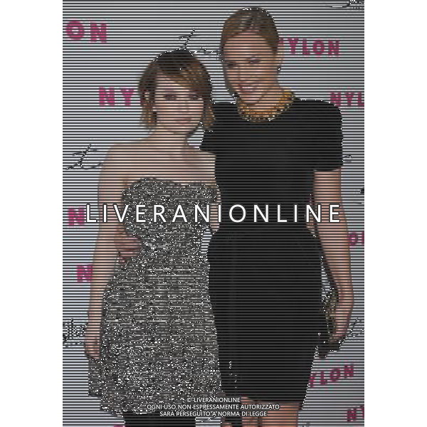 Emily Browning and Abbie Cornish NYLON Magazine\'s 12th Anniversary Issue Party With The Cast of Sucker Punch at the Tru Hollywood March 24, 2011 - Hollywood, California AG. ALDO LIVERANI SAS ITALY ONLY *** Local Caption *** .