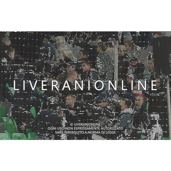 Qualificazioni ai Campionati Europei UEFA EURO 2012 Gruppo C Ljubljana - 25.03.2011 Slovenia-Italia Nella Foto:scontri fra tifosi sugli spalti /Ph.Vitez-Ag. Aldo Liverani